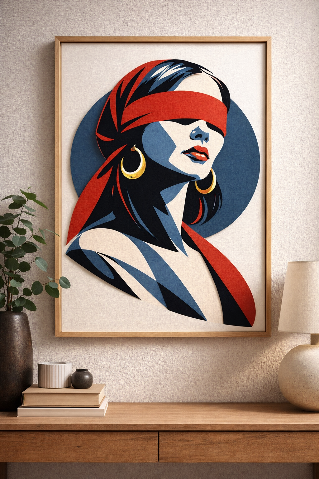 Картина "Сліпа правда" (Blind Truth) розмір 70х80