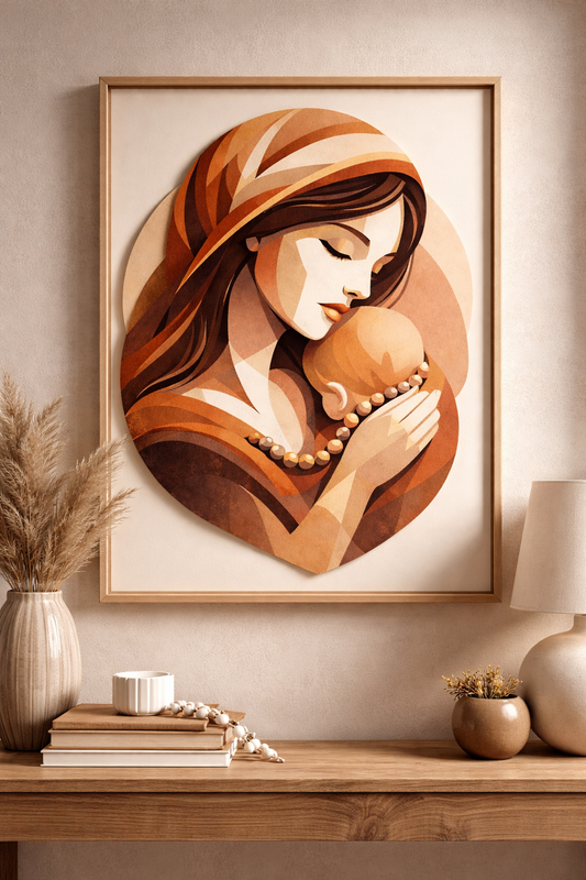 Картина "Мати" (The Mother) розмір 70х80